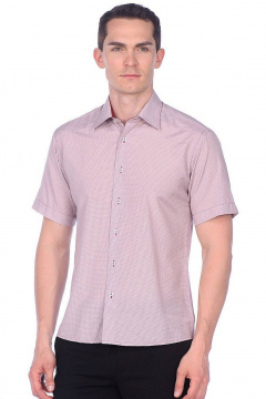 Рубашка мужская приталенная хлопок с классическим воротником LAGENTE 5013.170-176 - фото 1