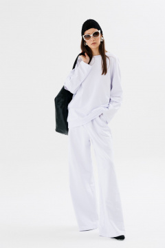 Демисезонная вязаная шапочка-кроше ручной работы NikVa 706-1 чёрный - фото 4