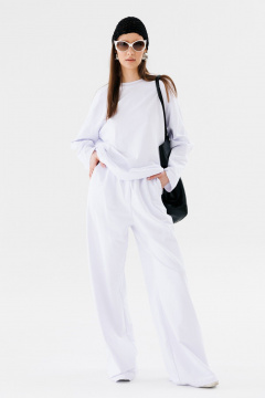 Демисезонная вязаная шапочка-кроше ручной работы NikVa 706-1 чёрный - фото 1