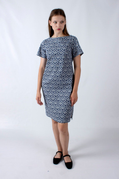 Платье полуприлегающего силуэта с коротким рукавом Mita ЖМ1217 - фото 2