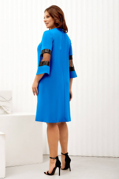 Платье А-силуэта с пайетками и сетчатой вставкой Gold Style 2584 - фото 2