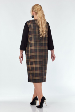 Деловое повседневное платье из трикотажа с вышивкой Jurimex 3152 - фото 5