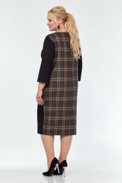 Деловое повседневное платье из трикотажа с вышивкой Jurimex 3152 - фото 2