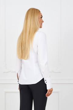 Деловой женский костюм 3 предмета приталенного силуэта Azzara 963 - фото 4