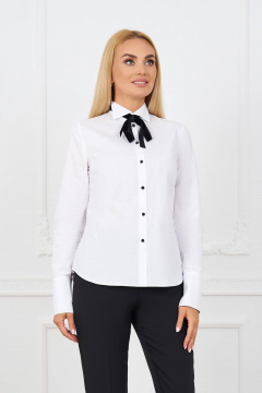 Деловой женский костюм 3 предмета приталенного силуэта Azzara 963 - фото 3