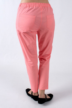 Зауженные летние брюки с накладными карманами Mita ЖМ1207 розовый - фото 5