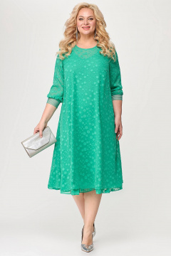 Платье с воланом и каплей из шифона для женственных повседневных луков Новелла Шарм А3986-a - фото 2