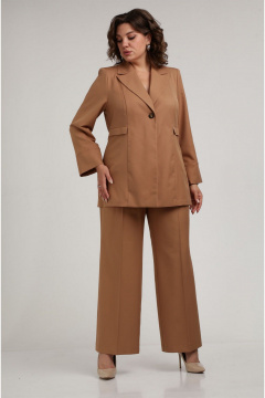 Деловой костюм комплект из жакета и брюк с резинкой VIA-Mod 637 - фото 2