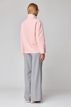 Демисезонный розовый жакет свободного силуэта на 5 кнопок Laikony L-451 розовый - фото 2