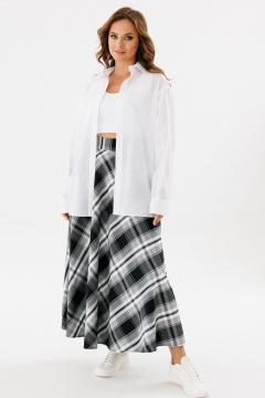 Базовая блуза прямого кроя и короткий топ Angelina & Сo 1125 - фото 3