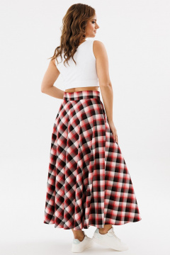 Юбка в клетку, миди, на широком поясе, женственная, эффектная Angelina & Сo 1126 - фото 4