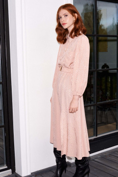 Миди-платье с запахом и регулируемой талией Lokka 1450 - фото 5