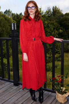 Классическое миди-платье с конструктивными деталями Lokka 1450R - фото 1