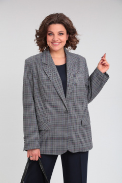 Деловой комплект жакет oversize и классические брюки Lady Secret 2962 - фото 2