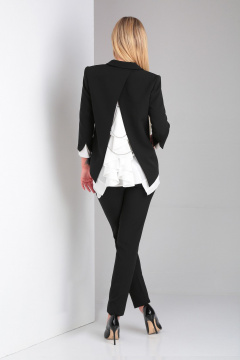 Элегантный брючный костюм с шифоновой блузкой DOGGI 2904/1 - фото 4