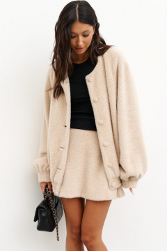 Юбка прямая из текстиля на резинке ANNETE A1269/1 - фото 4