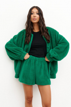 Шорты прямые из текстиля на резинке ANNETE A1298 - фото 1