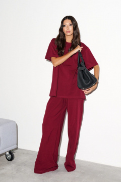 Комплект Брюки и Футболка из хлопка для круглогодичного носки ANNETE A4262/1 - фото 4