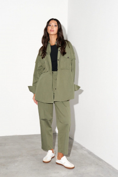 Рубашка прямого кроя из текстиля с крупными карманами ANNETE A950 - фото 1