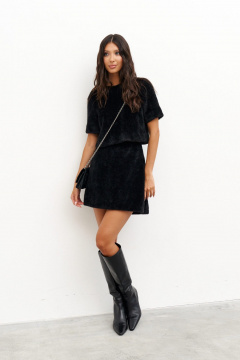 Джемпер укороченный прямой крой мягкое трикотажное полотно ANNETE A966 - фото 1