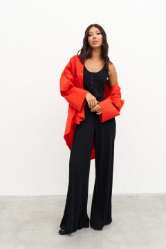 Топ из трикотажа с бретелями и пуговицами для стильных комбинаций ANNETE A971 - фото 4