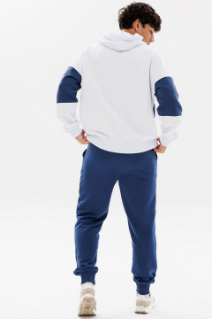 Свободный оверсайз худи с контрастной вышивкой и капюшоном GO M4072/01-01. 176-182 - фото 3