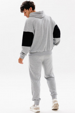 Костюм из брюк и худи с стрелками и кантрастной вышивкой GO M3072/50-04.176-182 - фото 5