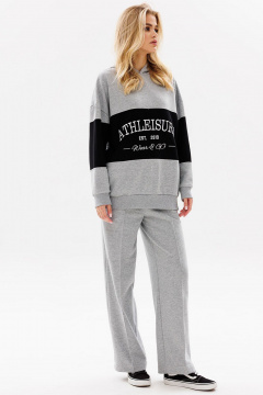 Брюки и худи с контрастной вышивкой и удобным поясом GO F3072/50-04. 170-176 - фото 4