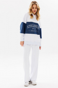 Брюки и худи спортивный костюм Athleisure из трикотажа GO F3072/01-01. 164-170 - фото 1