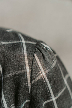 Платье Mirolia 831 серая_клетка - фото 5