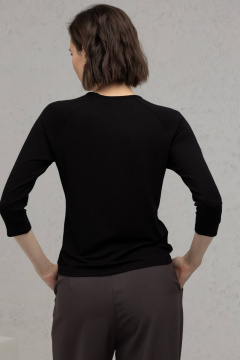 Брюки свободного кроя с карманами и высокой посадкой Romgil РТ0043-ПЭ5 серый_графит - фото 4