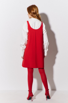 Красный сарафан прямого кроя на подкладке из текстиля FLAIM 1087.01 красный - фото 2