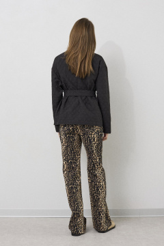 Жакет утепленный полуприлегающего силуэта из текстиля DAVA 3134 черный - фото 2