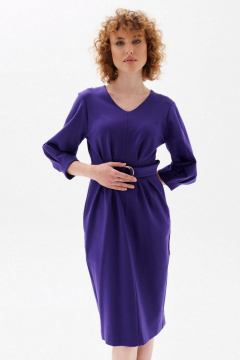 Платье демисезонное со спущенной линией плеча и разрезом Morozov Amavie 1.1975_B1_Selena_фиолетовый - фото 3
