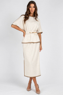 Блуза и юбка из трикотажа с кружевной отделкой VIZAVI 801 - фото 2