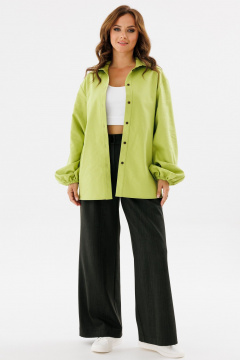 Брюки палаццо широкие с високой посадкой демисезонные Angelina & Сo 1132 - фото 4