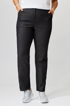 Демисезонные зауженные джинсы из джинсовой ткани Fita 20234 черно-графитовый - фото 2