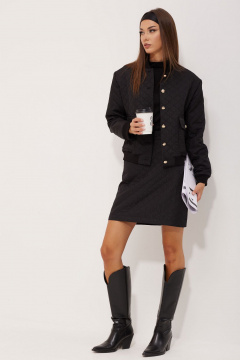 Жакет и юбка в деловом стиле из костюмной ткани Lyushe 3884 - фото 1