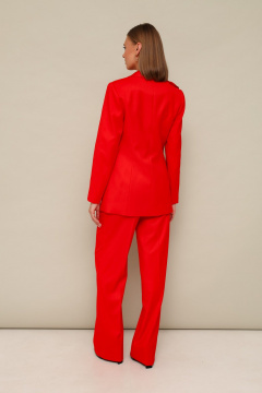 Нарядный костюм с жакетом и брюками с прорезными карманами PUR PUR 11-307 - фото 4