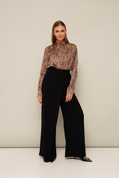 Брюки-кюлоты с запахом и блуза с притачным воротником PUR PUR 11-317/1 - фото 1