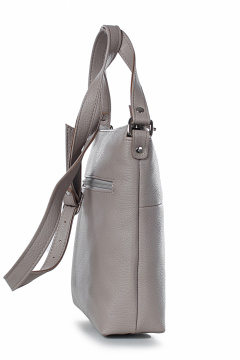 Экокожаная сумка с регулируемой ручкой и карманом Galanteya 36423.23с1380к45 кремовый - фото 4