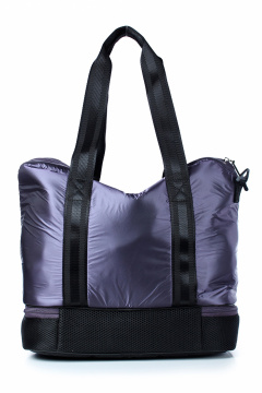 Стильная дорожная сумка из текстиля в фиолетовом цвете Galanteya 40221.24с673к45 фиолетовый - фото 3