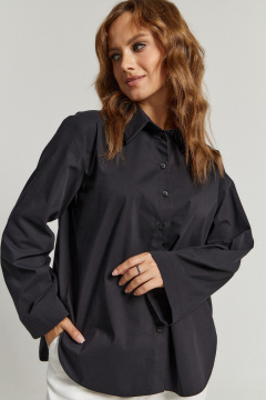 Рубашка прямого свободного кроя из хлопковой ткани Avord V3109 - фото 4