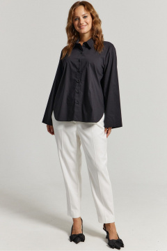 Рубашка прямого свободного кроя из хлопковой ткани Avord V3109 - фото 2