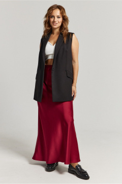 Юбка А-образного силуэта из струящейся вискозы Avord V3114 - фото 3