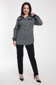 Дорофея 349 серый,синий