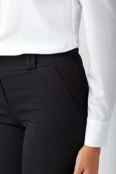 Прямые брюки со стрелками и высокой посадкой IVARI 302 черный - фото 4