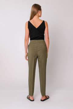 Брюки на каждый день из вискозы, текстиля, демисезонные BURVIN 7373-11 2 - фото 2