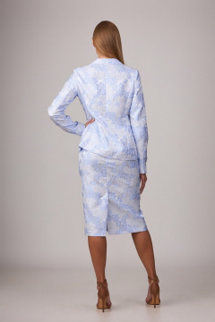 Костюм из костюмной ткани с приталенным жакетом Rosheli 830 - фото 2