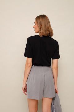 Комплект из жакета и юбки-шорт из текстиля PUR PUR 11-306 - фото 5